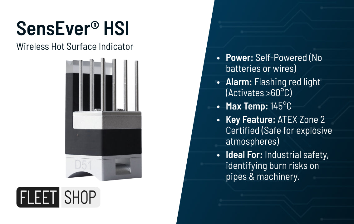 SensEver® - Wireless Hot Surface Indicator