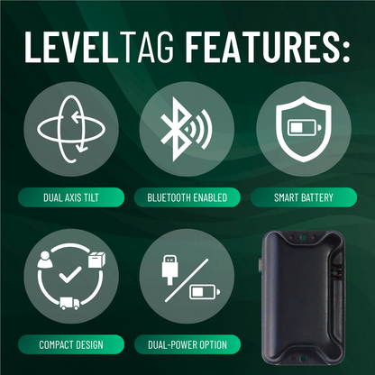 Level Tag – Smart Tilt Sensor for Caravans & Trailers
